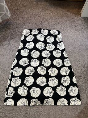 A&F NWT Black and White Linen Mini Dress